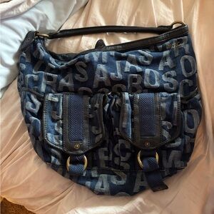 Stylish Marc by Marc Jacob’s Blue Denim Shoulder Bag